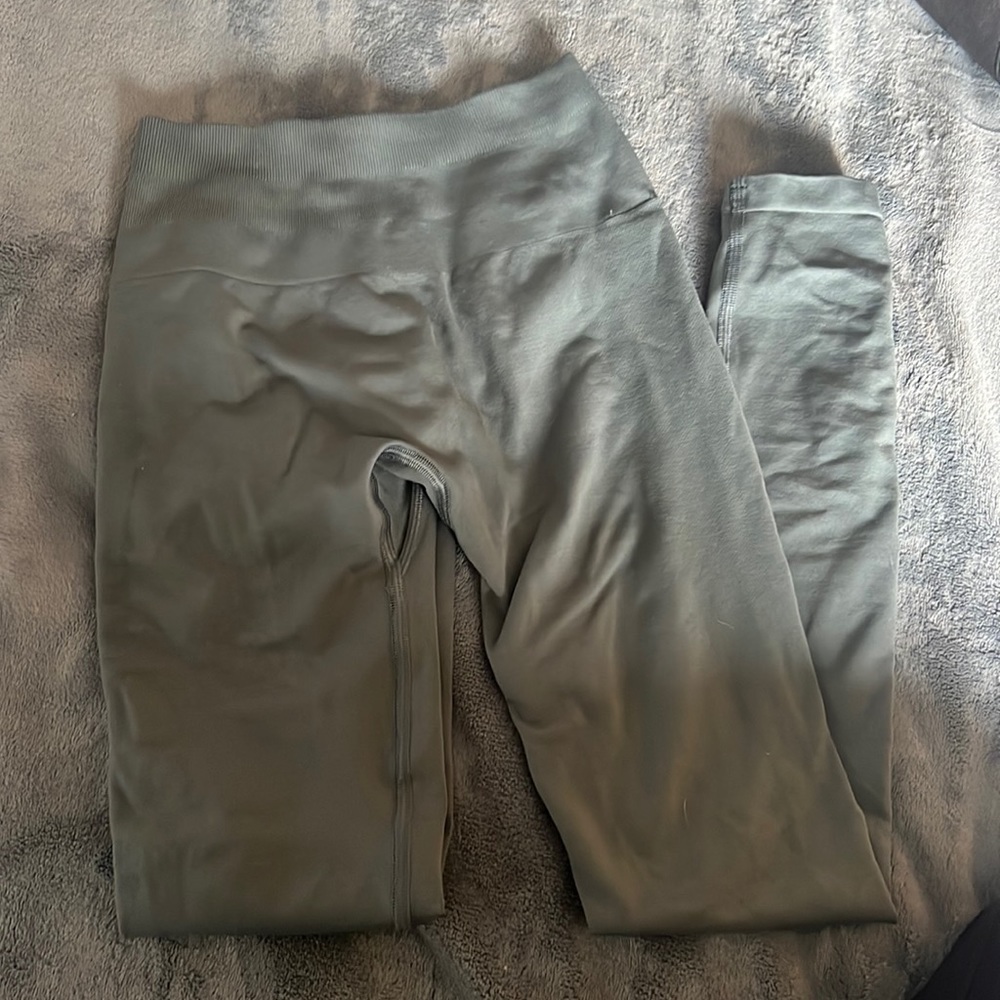 ALPHALETE AMPLIFY LEGGINGS SIZE XS CHARCOAL